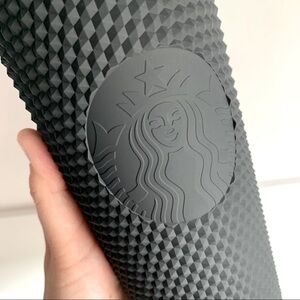 STARBUCKS | NWT Matte Black Studded Tumbler 24oz